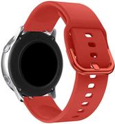 Akcesoria do smartwatchy - Silicone Strap TYS opaska do smartwatcha zegarka uniwersalna 20mm czerwony - miniaturka - grafika 1
