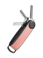 Etui na klucze - Skórzane etui organizer na klucze Orbitkey Hybrid Leather - pastel pink - miniaturka - grafika 1