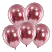 Balony i akcesoria - Balony Glossy Różowozłote - 5 Sztuk Chromowane Błyszczące - miniaturka - grafika 1
