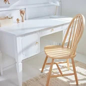 Szafy i szafki dla dzieci - Biurko z szufladami Royal Timeless White - miniaturka - grafika 1