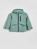 Spodenki dla niemowląt - Reserved - Kurtka z kapturem - zielony - miniaturka - grafika 1