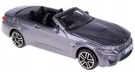 Samochody i pojazdy dla dzieci - BMW M4 CABRIO MODEL METAL BBURAGO 1:43 GRAFITOWY #42 - miniaturka - grafika 1