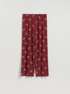 Reserved - Piżamowe spodnie - czerwony - Moda i Uroda OUTLET - miniaturka - grafika 1