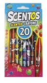 Szkolne artykuły papiernicze - Scentos. Pachnące kredki świecowe. 20 kolorów - miniaturka - grafika 1