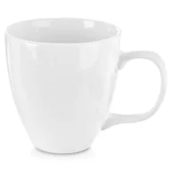 Kubki - Kubek porcelanowy biały MONA 400 ml - miniaturka - grafika 1