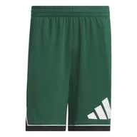 Koszykówka - Męskie Spodenki ADIDAS BOS SHORT JN4726 – Zielony - miniaturka - grafika 1