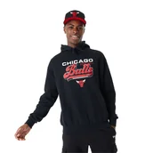 Bluzy męskie - Bluza męska New Era NBA Graphic OS Hoody Chicago Bulls - miniaturka - grafika 1