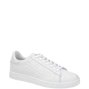 EA7 Skórzane trampki - Trampki męskie - miniaturka - grafika 1