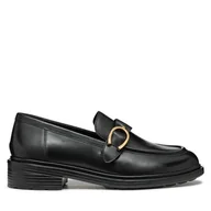 Mokasyny damskie - Mokasyny Geox D Walk Pleasure D46TGC 00043 C9999 Czarny - miniaturka - grafika 1