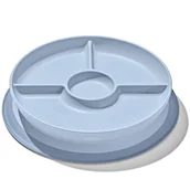 Miseczki i talerzyki dla dzieci - Talerzyk dzielony z silikonową przyssawką Dusk, OXO - miniaturka - grafika 1