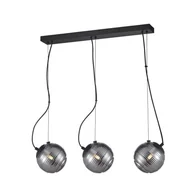 Lampy sufitowe - Perona lampa wisząca 3xG9 czarna PND-92389-3L-BK - miniaturka - grafika 1