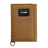 Portfele - Portfel z ochroną przed kradzieżą Pacsafe RFIDsafe Trifold Wallet Tan - miniaturka - grafika 1