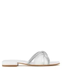 Klapki i japonki damskie - Badura Klapki AGATA-21463PE Biały - miniaturka - grafika 1