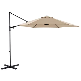 Naterial Parasol ogrodowy boczny Polar II 290x290x235 cm beżowy - Parasole ogrodowe - miniaturka - grafika 1