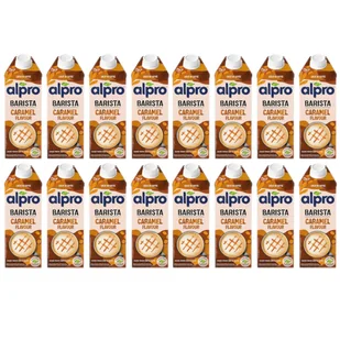 Alpro Barista Napój owsiano-sojowy Karmel Zestaw 16 x 750 ml - żywność - Napoje roślinne - miniaturka - grafika 1