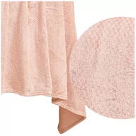 Koce - Koc 200 x 220 Pluszowy Mikrofibra Willy Pudrowy - miniaturka - grafika 1