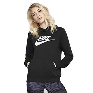 Nike Damska bluza W Nsw Essntl Hoodie Po Hbr czarny czarny/(biały). M - Bluzy damskie - miniaturka - grafika 1