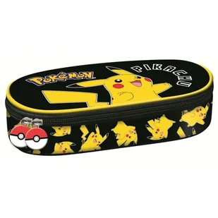 St. Majewski Piórnik Szkolny Saszetka Usztywniona Z Wewnętrzną Klapką Etui Na Przybory Szkolne Pokemon Pikachu - Piórniki - miniaturka - grafika 1