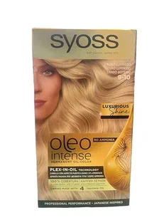 Syoss Oleo Intense Farba do Włosów, 9-10 Luminous Blond, 3 Sztuki - Farby do włosów i szampony koloryzujące - miniaturka - grafika 1