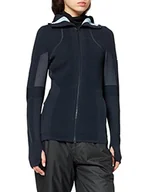 Bluzy damskie - adidas Mid-Layer Primeknit bluza damska, niebieska (tinley), XL - miniaturka - grafika 1