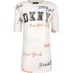 DKNY Kids Sukienka + halka - Sukienki i spódniczki dla dziewczynek - miniaturka - grafika 1