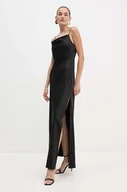 Sukienki - Patrizia Pepe sukienka kolor czarny maxi prosta 8A1381 A051 - miniaturka - grafika 1