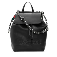 Torebki damskie - Plecak Desigual 26SAKP19 Czarny - miniaturka - grafika 1