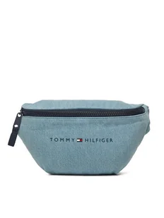 Tommy Hilfiger Saszetka nerka Th Essential Denim Bumbag AU0AU01976 Niebieski - Nerki - miniaturka - grafika 1
