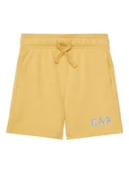 Spodenki damskie - Gap Szorty sportowe 742934-03 Żółty Relaxed Fit - miniaturka - grafika 1