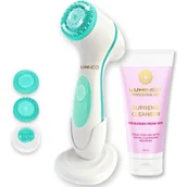 Szczoteczki do twarzy - Szczoteczka do twarzy LUMINEO 868 Classic Turkusowy + Żel do skóry trądzikowej i problematycznej 100 ml - miniaturka - grafika 1