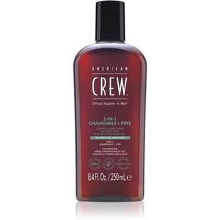 American Crew 3w1 Chamomile&Pine, szampon, odżywka i żel pod prysznic w jednym, 250ml - Odżywki do włosów - miniaturka - grafika 1