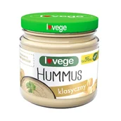 Pasty warzywne - Lovege Hummus klasyczny w słoiku 180g - miniaturka - grafika 1