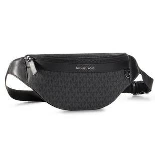 Saszetka nerka MICHAEL Michael Kors Greyson 33S0LGYC1B Czarny - Nerki - miniaturka - grafika 1