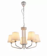 Lampy sufitowe - Candellux Lampa Wisząca York 5 Biały 50205095 - miniaturka - grafika 1