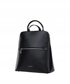 Plecaki - Plecak Damski Czarny z Paskiem PUCCINI BML029 1 - Empik - miniaturka - grafika 1