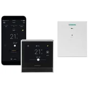 Systemy inteligentnych domów - Termostat Siemens Bezdrátová startovací sada pro kotel (RDS110.RK) - miniaturka - grafika 1