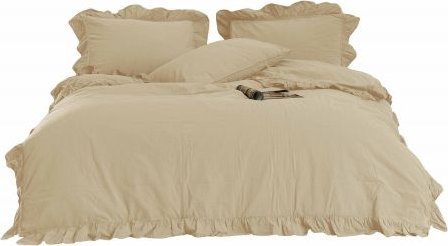 Darymex Pościel bawełniana AKDENIZ CREAM/200x220P STONEWASHED