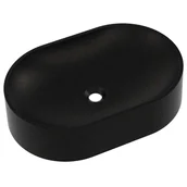 Umywalki - Axis Umywalka OLIB 60 nablatowa granitowa złota - miniaturka - grafika 1