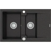 Zlewozmywaki - Mexen Gaspar zlewozmywak granitowy 6507731505-76 - miniaturka - grafika 1