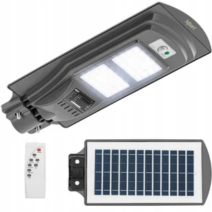 hillvert Lampa solarna zewnętrzna - czujnik ruchu - 200 W - 6000-6500 K - 14-16 h - IP54 HT-SLED-200 - Zestawy solarne - miniaturka - grafika 1
