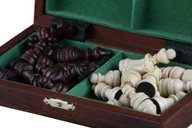 Gry planszowe - Szachy drewniane Szkolne Mini - brązowe - miniaturka - grafika 1