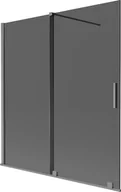 Parawany nawannowe - Mexen Velar parawan nawannowy 2-skrzydłowy rozsuwany 150 x 150 cm, grafit, gun metal - 896-150-000-41-95 - miniaturka - grafika 1