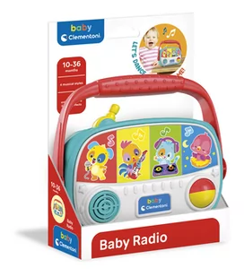 Clementoni Baby radio 17470 - - Zabawki interaktywne dla dzieci - miniaturka - grafika 2