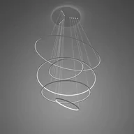 Lampy sufitowe - Lampa wisząca Ledowe okręgi No.5 Φ150 cm 4k czarna ściemnialna Altavola Design (Barwa światła barwa dzienna, Kierunek padania światła do wewnątrz, Kolor Czarny, Możliwość ściemniania tak) - miniaturka - grafika 1