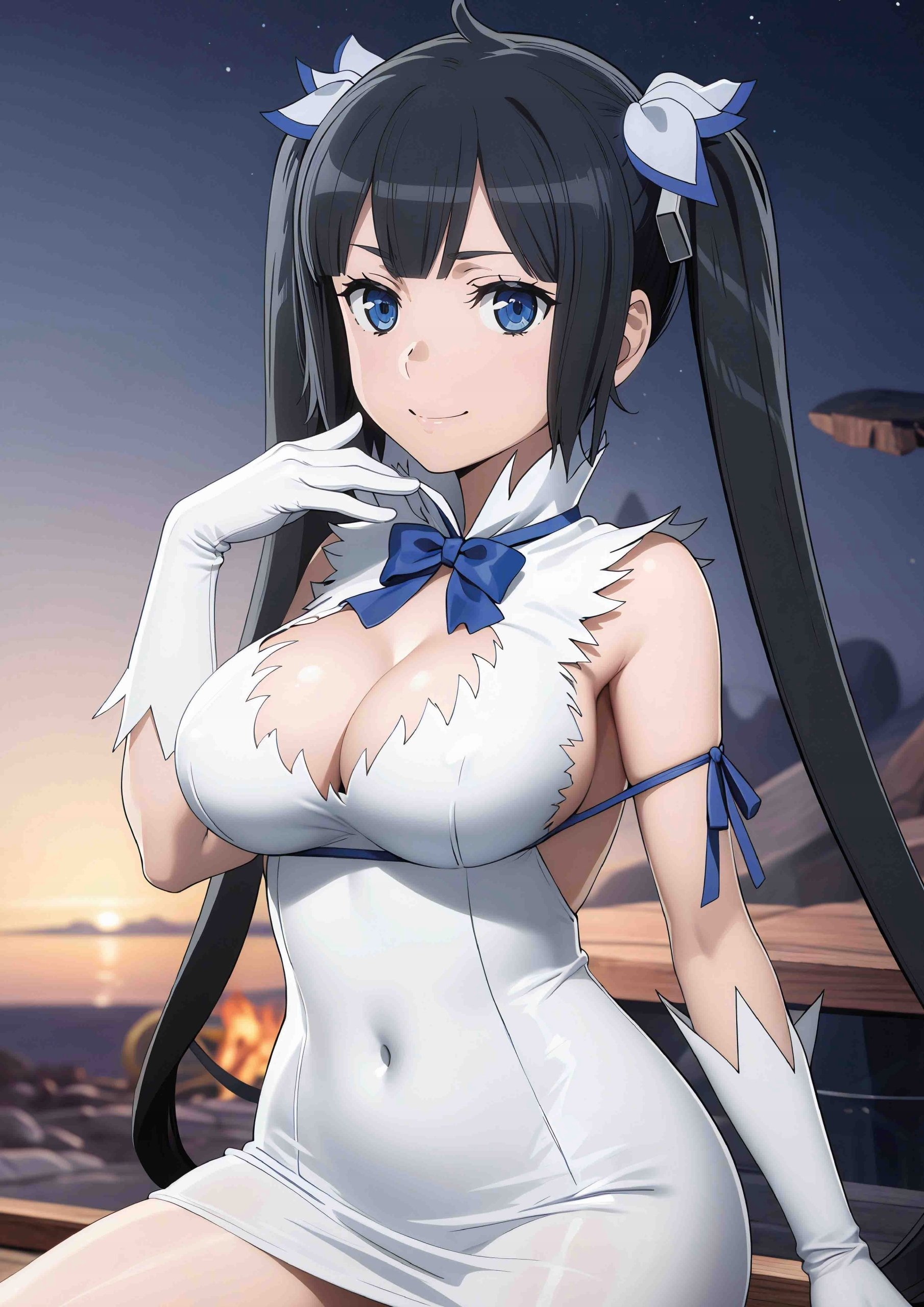 Plakat A1 anime manga Dungeon ni Deai Danmachi