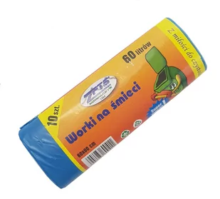 Worki Na Śmieci 60L Super Mocne (niebieskie) - Worki na śmieci - miniaturka - grafika 1