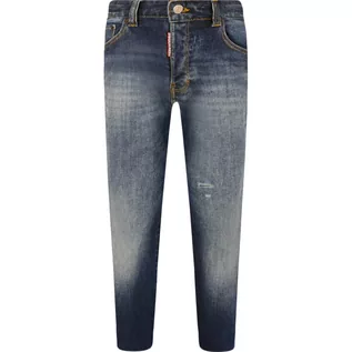 Spodnie sportowe damskie - Dsquared2 Jeansy D2P438U STANISLAV JEAN TROUSERS | Regular Fit - grafika 1