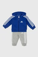Komplety dla niemowląt - adidas dres niemowlęcy kolor niebieski - miniaturka - grafika 1