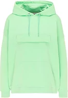 Bluzy damskie - myMo Damska bluza z kapturem blond, miętowa, XS, miętowy, XS - miniaturka - grafika 1