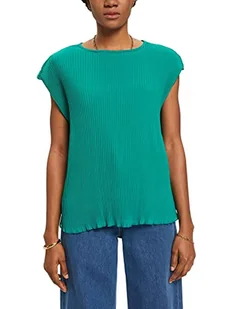 ESPRIT Collection T-shirt damski, 305 / Emerald Green, L - Koszulki i topy damskie - miniaturka - grafika 1